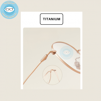 Gọng kính kim loại mã 6207